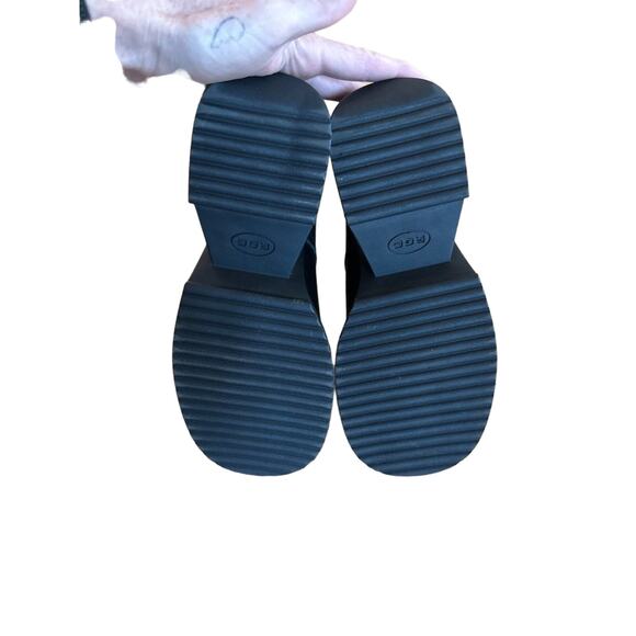 ROC Australia Pelham Platform Ankle Boots in Black - Picture 4 of 8